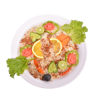 أرز أبيض بخاري